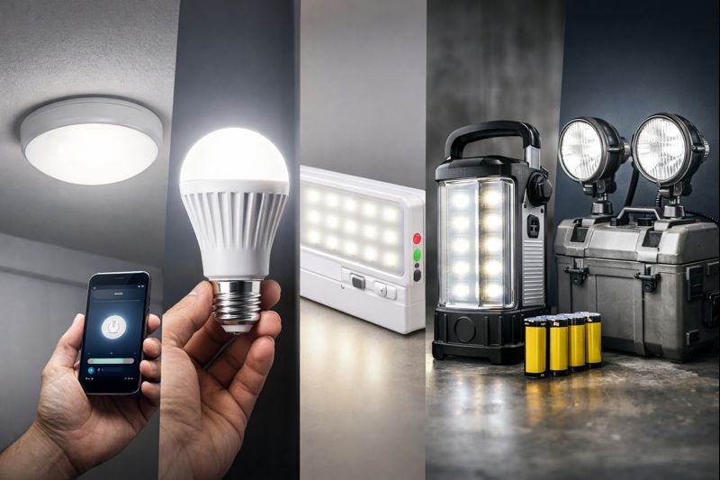 انواع لامپ اضطراری