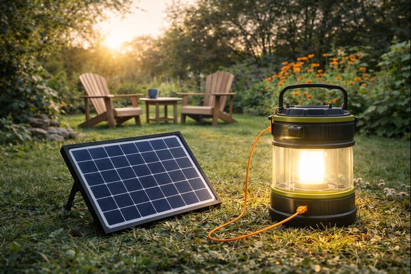 کاربرد لامپ شارژی خورشیدی